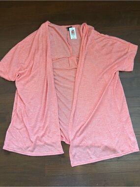 Torrid Coral Hacci Dolman Cardigan Size 4x NWT